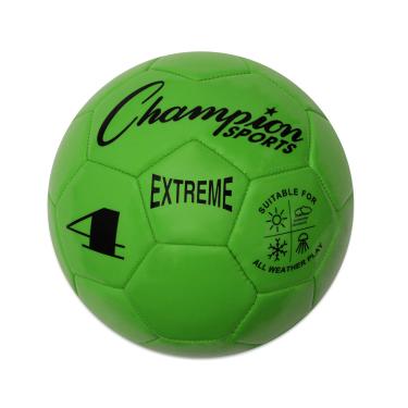 Imagem de Champion Sports Extreme Series Bola de futebol composta: tamanhos 3, 4, 5 em, Tamanho 4, Verde, Size 4