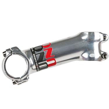 Imagem de Haste de bicicleta de montanha 31,8 cm, 7/17/35 graus 70-130 mm haste de elevação retrô leve para a maioria das bicicletas, bicicleta de estrada, MTB, BMX, ciclismo (liga de alumínio, prata) (± 17° 110 mm)