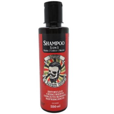 Imagem de Shampoo 3 Em 1 Barba Cabelo Bigode Fortificante Minoxil Refrescância 2