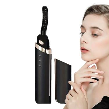 Imagem de Modelador de cílios aquecido, modelador de cílios para mulheres - Enrolador de cílios USB de longa duração para beleza 24 horas - Ferramentas de modelagem de cílios para meninas modeladores de Thaely