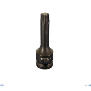 Imagem de TEMO IP55 3 Polegada Longo Impacto Preto Torx Plus 6 Pontos Soquete Bit 1/2 Polegada Unidade Quadrada Ferramenta de Reparo Automático
