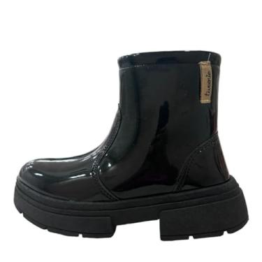Imagem de Bota Coturno Feminina Tweenie Store Preta Verniz (Preto, BR, Criança de 9 a 12 anos, Numérico, M, 37)