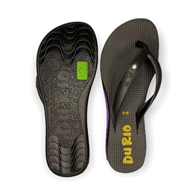 Imagem de Chinelo Feminino Com Salto DuRio Air Para Esporão Fascite Plantar Ortopédico Vegano (Roxo, G, br_footwear_size_system, adult, numeric, numeric_34)