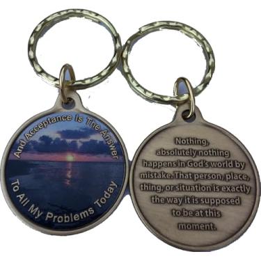 Imagem de Chaveiro de bronze cor nascer do sol da praia The Resposta AA da Accepement is AA Page 449 417