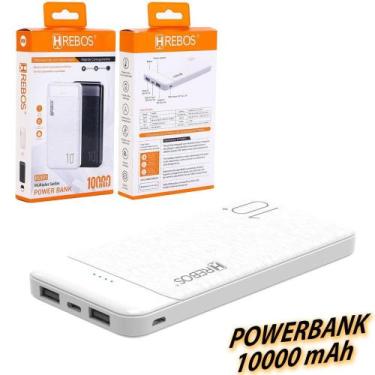 Imagem de Power Bank Carregador Portátil Celular Tablet Várias Saídas Indicador 