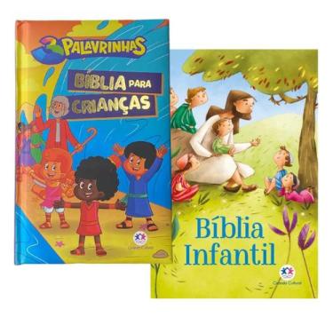 Imagem de KIT Bíblia Infantil Ilustrada Para Crianças Capa Dura e Bíblia para Cr