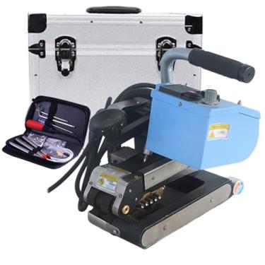 Imagem de 星姿 Conjunto de soldador geomembrana de espessura de soldagem de 1-3 mm, máquina de solda quente de filme plástico de 0-450 °C, velocidade de soldagem de 0,5 a 5 m/min, 34 x 33 x 32 cm/48 x 35 x 42 cm,