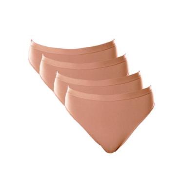 Imagem de Kit com 4 Calcinhas Demillus 26826, Bege, EG
