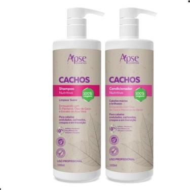 Imagem de Kit Cachos  Apse Shampoo E Condicionador 1000ml - Apse Cosmetics