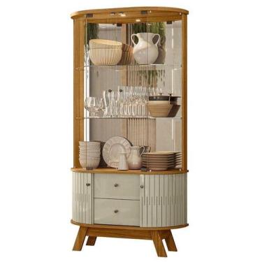 Imagem de Cristaleira Moss Cumaru Opala - Madetec - MADETEC MOVEIS