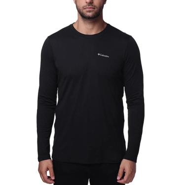 Imagem de Camiseta Manga Longa P Masculina Columbia Azul Marinho