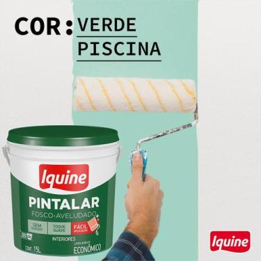 Imagem de Tinta Acrílica Econômica Pintalar Branco Fosco 15 Litros - Iquine, Ver