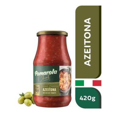 Imagem de Molho De Tomate Pomarola  Azeitona Vidro 420 Gr - CARGILL
