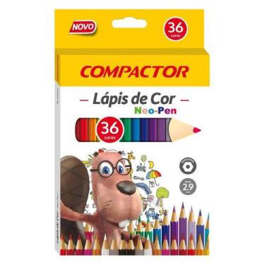 Imagem de Lápis De Cor Compactor 36 Cores Neo-Pen