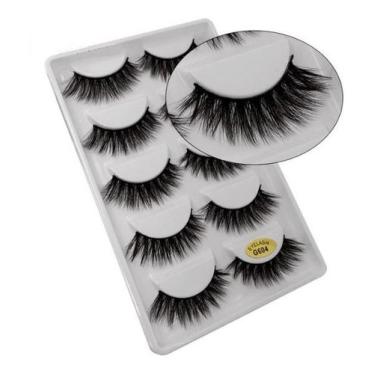 Imagem de Cílios Postiços G5-g6-g8 Mink 5 Pares - Eyelash, G604