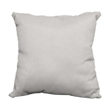 Imagem de Capa Almofada 40x40 Cinza Claro AcquaBlock Impermeável Com Zíper Premium Comfort Área Externa Liso