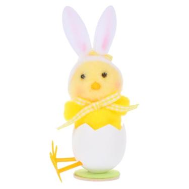 Imagem de OHPHCALL Decorações De Páscoa Estatuetas De Coelho Adorável Pintinho De Páscoa Com Orelhas De Coelho Páscoa