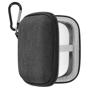 Imagem de Geekria Capa protetora compatível com Soundcore por Anker P41i, P40i, P30i, Liberty 5, 4 fones de ouvido sem fio verdadeiros Pro, bolsa de transporte rígida de substituição (cinza escuro)