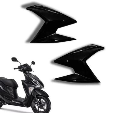 Imagem de Carenagem Farol Esquerdo E Direito Preto Honda Elite 125 - VM