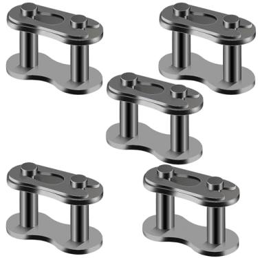 Imagem de QAZAKY 5pcs 428 Drive Chain Repair Master Connector Split Link Substituição para 50cc 70cc 90cc 110cc 125cc ATV Quad Scooter motocicleta Go Kart Chopper Moped Pit Dirt Pocket Mini Bike XR50 CRF50