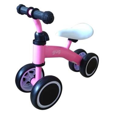 Imagem de Bicicleta de Equilibrio - 4 Rodas Rosa SHINY TOYS