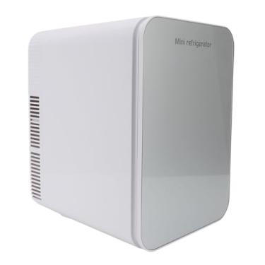 Imagem de Mini Geladeira, Geladeira Pequena Portátil 10L Frigorias Compactas para Bebidas e Bebidas de Comida para Cuidados Com a Pele, Refrigerador de Carro Pequeno para Resfriamento