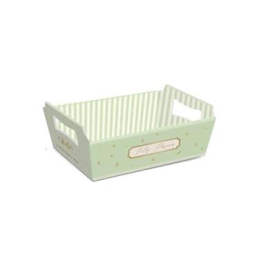 Imagem de Mini Caixote Para Doces - Quinn Verde - 9x3x6,5cm - 1 unidade - Cromus