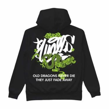 Imagem de Moletom Hoodie WALLS Old Dragons Black, G