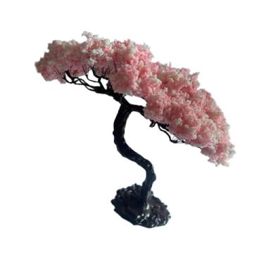 Imagem de simhoa Árvore modelo Artificial, decoração de, árvore de flor de cerejeira diorama para cenário de paisagem de paisagem decoração de arquitetura de