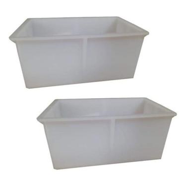 Imagem de Forma Para Queijo Mussarela 1kg Crisan  2 Unidades  Branco