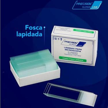 Imagem de Lâmina Microscopia Fosca Lapidada Precision 26x76mm - 50 unidades - CR