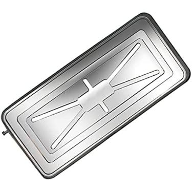 Imagem de Bandeja de gotejamento para ar condicionado, bandeja de drenagem de condensado, almofada coletora de água, bandeja de drenagem e recolha de água de aço inoxidável, kit de montagem de drenagem de