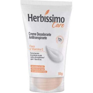 Imagem de Desodorante em Creme Herbíssimo Antitranspirante Coco e Vitamina C 55g