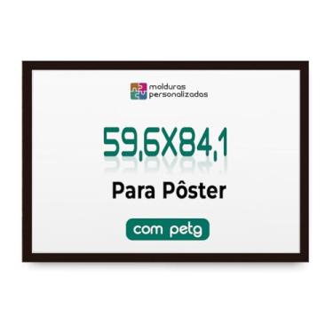 Imagem de Moldura 59,6x84,1 Quebra Cabeça Grow Puzzle 1500 Peças com Proteção Petg (Preto)