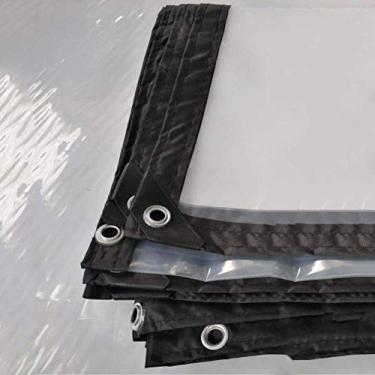 Imagem de MTYLX Folha de lona de cobertura à prova d'água, rede de guarda-sol, pano de sombra, filme plástico impermeável à prova de chuva pano de isolamento de filme de sombra 120G/M², C, 1 * 2M