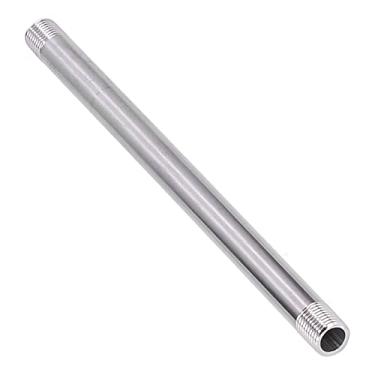 Imagem de G1/4 Frea masculina Acessórios de tubo de aço inoxidável A conexão com tubo rosqueado junta para canteiros de jardim elevados e aplicações de irrigação agrícola 20cm 304 aço