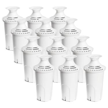 Imagem de Substituição de filtro de água compatível com jarras e dispensadores de água Brita, da DESENRUIS para Classic 35557, OB03, Mavea 107007, reduz cloro e mau gosto, livre de BPA, pacote com 12