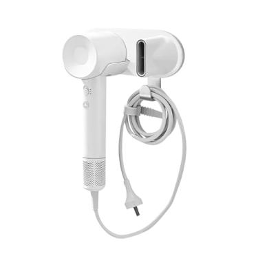 Imagem de SEICHYGO Suporte de parede para secador de cabelo compatível com Dyson & Laifen (não é compatível com SE LITE), suporte adesivo para todos os secadores magnéticos de alta velocidade com gancho