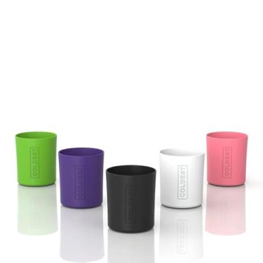 Imagem de Coldest Limitless Tumbler Boots (pacote com 5) – Mangas protetoras de silicone para botas para garrafa de água de 1,020 g e 1,304 g – parte inferior antiderrapante, evita arranhões, pode ser lavada na