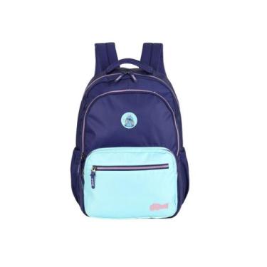 Imagem de Mochila De Costas Stitch Juvenil Escolar Passeio Meninas, Roxo