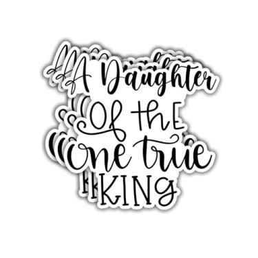 Imagem de (3 peças) Adesivo A Daughter of The One True King Citações Inspiradoras Jesus Cristão Versículo da Bíblia Decalque Adesivos de Presente para Copo Laptop Kindle Garrafas de Água Livro Telefone