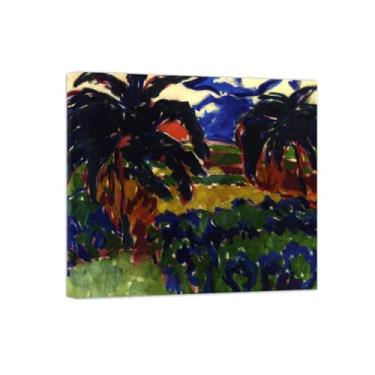 Imagem de Pinturas Famosas Arte Parede-Imagens em Tela-Apple Trees-Pôster e Impressões para Sala de Estar Quarto Casa 20x25cm8x10in Tela Embrulhada