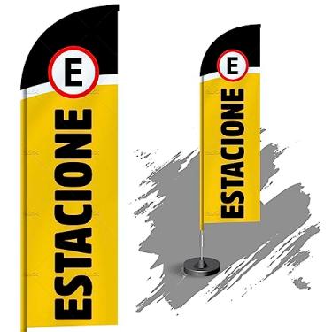 Imagem de Wind Banner Dupla Face 3mt Completo Personalizado Estacione