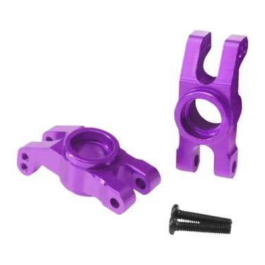Imagem de JunZheHub 2 Peças 1:14 RC Carro Cubo Da Roda Traseira Substituir Acessórios Brinquedos Hobby Conjunto de Direção Peça de Atualização para 14211 RC Carro Caminhã, Roxo