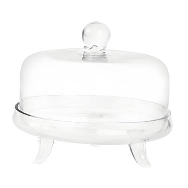 Imagem de AFXGUSD Suporte para Bolo com Bandeja de Sobremesas em Formato de Cúpula, Forma para Bolo para Festa Festiva, L