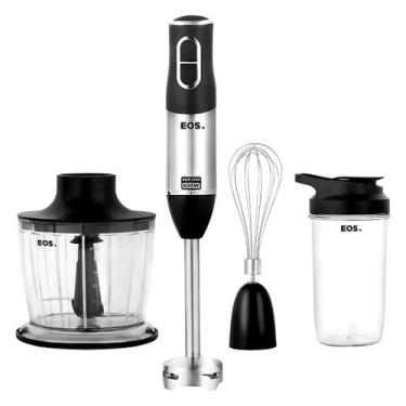Imagem de Mixer EOS 3 Em 1 2 Velocidades 600W + Jarra com Tampa Inox e Preto, Pr