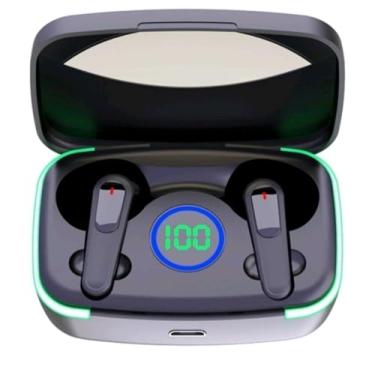 Imagem de Fone De Ouvido Bluetooth Air Pro 80 Sport Game Display LED Redução De Ruído Com Microfone