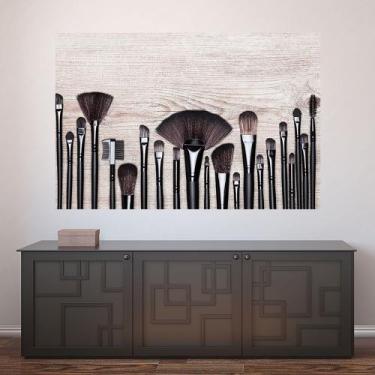 Imagem de Painel Adesivo de Parede - Pincéis - Maquiagem - 973pnp - Allodi