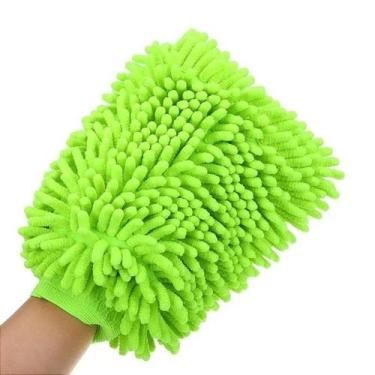 Imagem de Luva Multiuso Limpeza Lavar Carro Moto Microfibra - Luva Microfibra