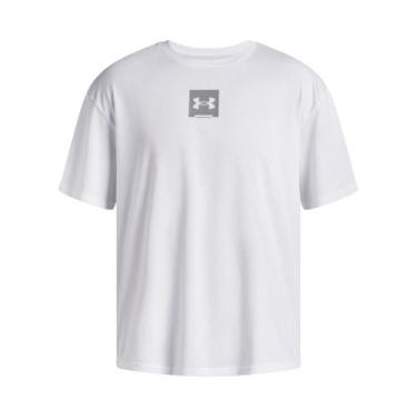 Imagem de Camiseta Sportstyle Under Armour Heavyweight Oversized Masculina, Pret